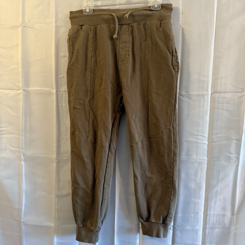 Zara Jogger Pants Sweatpants Men's Size Large Drawstring Brown